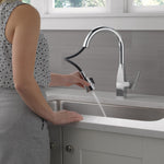 Peerless Xander Single-Handle Kitchen Faucet in Chrome, P7919LF, MSRP: $314.86, FINAL PRICE: $59.99 + TAX