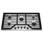 Whirlpool 36-in 5 burners Stainless steel Gas Cooktop (Griddle Included), WCG97US6HS00, FINAL PRICE: $799.99 + TAX
