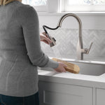 Peerless Xander Single Handle Pulldown Kitchen in Stainless Steel, P7919LF-SS, MSRP: $399.91, FINAL PRICE: $79.99 + TAX