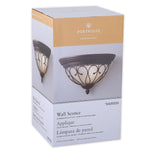 Portfolio Charton Place 13.19-in W 1-Light Oil-Rubbed Bronze Transitional Wall Sconce, FB12-021B, 435035, MSRP: $49.98