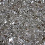 Exotic Glass 25 lbs. Clear Crystal Reflective Gas Fire Pit Fire Glass, MSRP:$74.98 SPECIAL DISCOUNT (FB010)