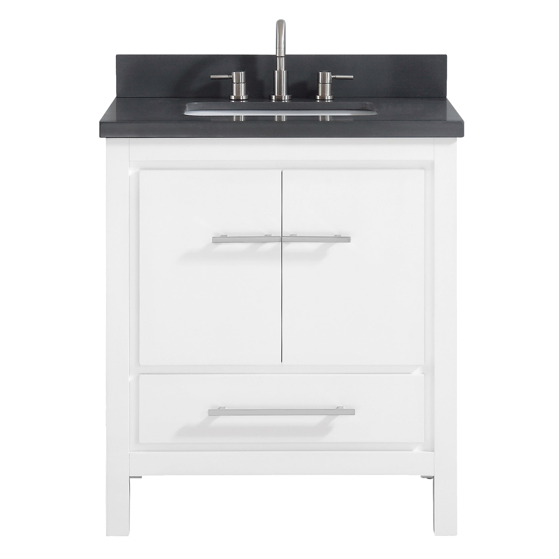 Riley 31 in. Vanity Combo in White with Gray Quartz Top, CLEARANCE PRICE: $499.99 + TAX