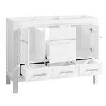 Riley 43 in. Vanity Combo in White with Gray Quartz Top, CLEARANCE PRICE: $469.99 + TAX