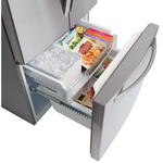 LG Standard-Depth 21.8-cu ft 3-Door French Door Refrigerator with Ice Maker with Water Dispenser (Stainless Steel), LFDS22520S/06 *JR2510, Retail: $2,399.00, FINAL PRICE: $1,199.99 + TAX