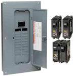 Square D Homeline 100 -Amp 20 -Spaces 40 -Circuit Indoor Main Breaker Plug-On Neutral Load Center (Value Pack)