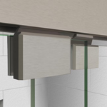 DreamLine Encore Brushed Nickel 56-in to 60-in W x 58.0-Inches H Semi-frameless Bypass Sliding Bathtub door, HD2305, SHDR-1660580