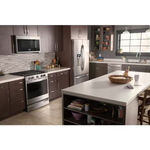 Whirlpool 30-in 5 burners 5.8-cu ft Air Fry Convection Oven Slide-In Natural Gas Range (Fingerprint Resistant Stainless Steel), WEG750H0HZ *HD2509, Retail: $2,399.00, FINAL PRICE: $939.99 + TAX