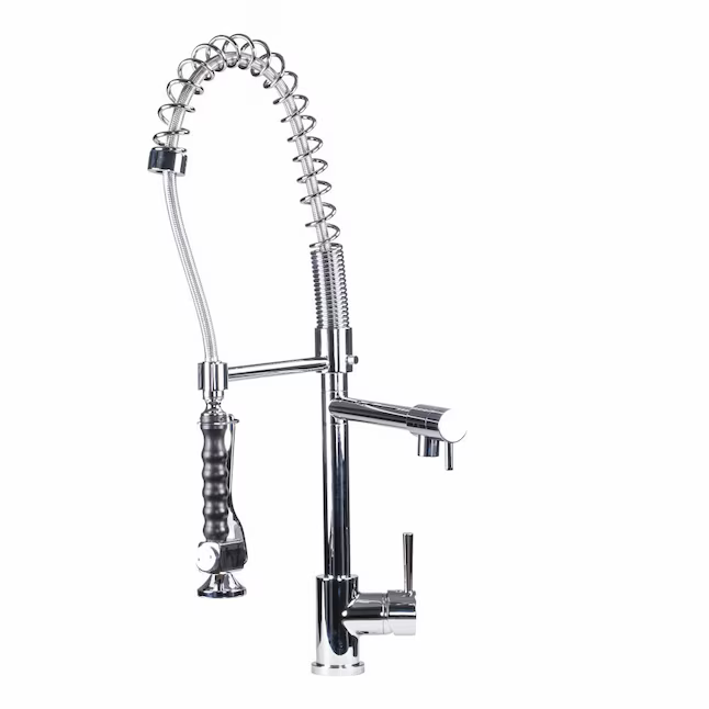 Giagni Forio Chrome Single Handle Pre-rinse Kitchen Faucet with Sprayer Function, 813GCP, FINAL PRICE: $99.99+ Tax
