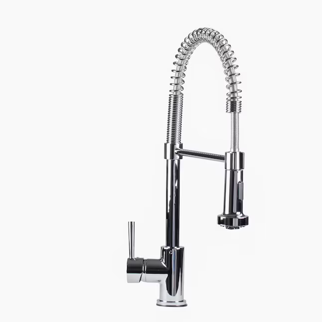 Giagni Arpino Polished Chrome Single Handle Pre-rinse Kitchen Faucet with Sprayer, 813E-CP, FINAL PRICE: $99.99 + Tax