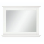 Diamond NOW Palencia 42-in x 34-in Framed Rectangle Bathroom Vanity Mirror ( White ), 20R VM4234 #496581 *HD2505, FINAL PRICE: $79.99 + TAX