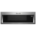 KitchenAid 1.1-cu ft 1000-Watt Low Profile 29.88-in Over-the-Range Microwave with Sensor Cooking (Stainless Steel), KMLS311HSS