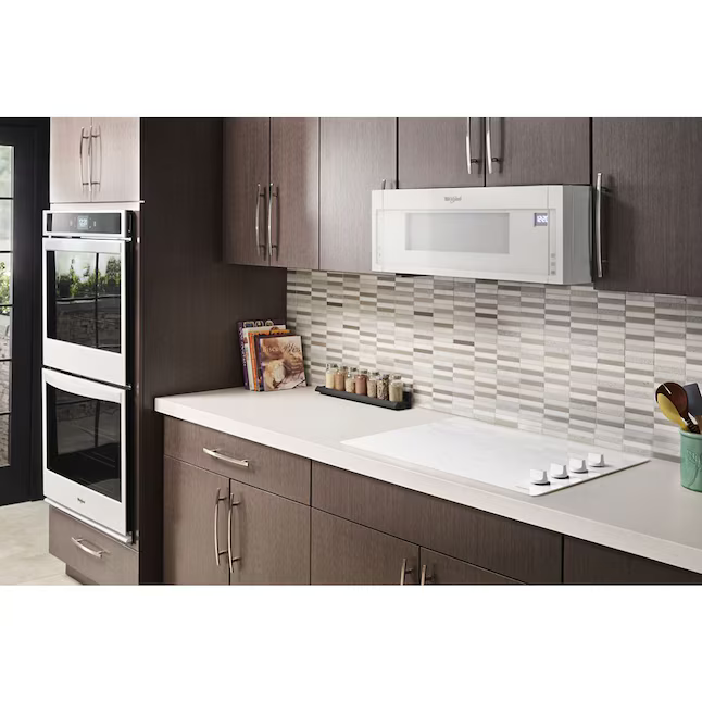 Whirlpool 30-in 4 Burners Smooth Surface (Radiant) White Electric Cooktop