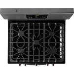 Frigidaire 30-in 5 burners 5-cu ft Freestanding Natural Gas Range (Black Stainless Steel), LFGF3054TD, MSRP: $1,149.00, FINAL PRICE: $539.99 + TAX