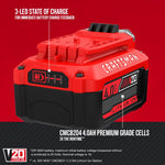 CRAFTSMAN V20 20 -Volt, 4 Ah 1 -Pack Lithium Ion (Li-ion) Battery