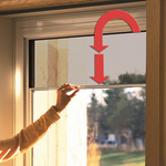 Larson Tradewinds Selection Pet Door 32-in x 81-in White Full-view Retractable Screen Aluminum Storm Door with Brushed Nickel Handle, *JR2409 #151