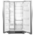 Whirlpool 21.7-cu ft Standard-Depth 33-in Side-by-Side Refrigerator (Stainless Steel) - Ice Maker SOLD SEPARATELY, WRS312SNHM/08 *JR2511, Retail: $1,643.00, FINAL PRICE: $999.99 + TAX