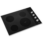Whirlpool 30-in 4 burners Smooth surface Stainless steel Electric Cooktop