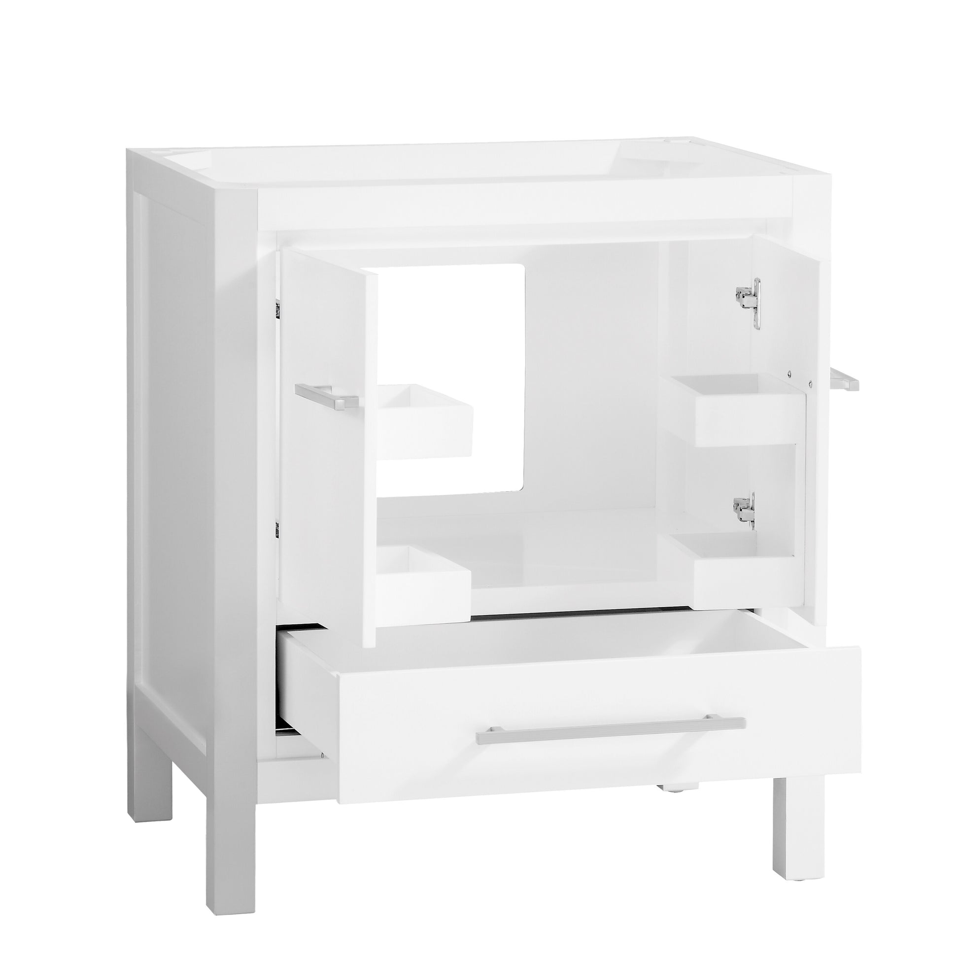 Riley 31 in. Vanity Combo in White with Gray Quartz Top, CLEARANCE PRICE: $499.99 + TAX