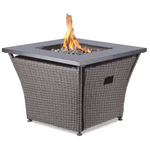 Blue Rhino 32-in W 50000 Maximum BTUs Steel Square Liquid propane Fire pit table, *JR2511, Retail: $499.00, FINAL PRICE: $259.99 + tax