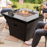 Blue Rhino 32-in W 50000 Maximum BTUs Steel Square Liquid propane Fire pit table, *JR2511, Retail: $499.00, FINAL PRICE: $259.99 + tax
