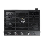 Samsung 30-in 5 burners Black Stainless Steel Gas Cooktop (Griddle Included), NA30N7755TG *HD2509, Retail: $1,949.00, FINAL PRICE: $799.99 + TAX