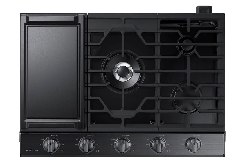 Samsung 30-in 5 burners Black Stainless steel Gas Cooktop (Griddle Included), NA30N6555TG , FINAL PRICE: $999.99 + TAX