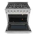 NXR LS3622 36-in 6 burners 5.5-cu ft Convection Oven Freestanding Liquid Propane Gas Range (Stainless Steel), LS3622LP *JR2512, Retail: $2,729.00, FINAL PRICE: $1,399.99 + TAX