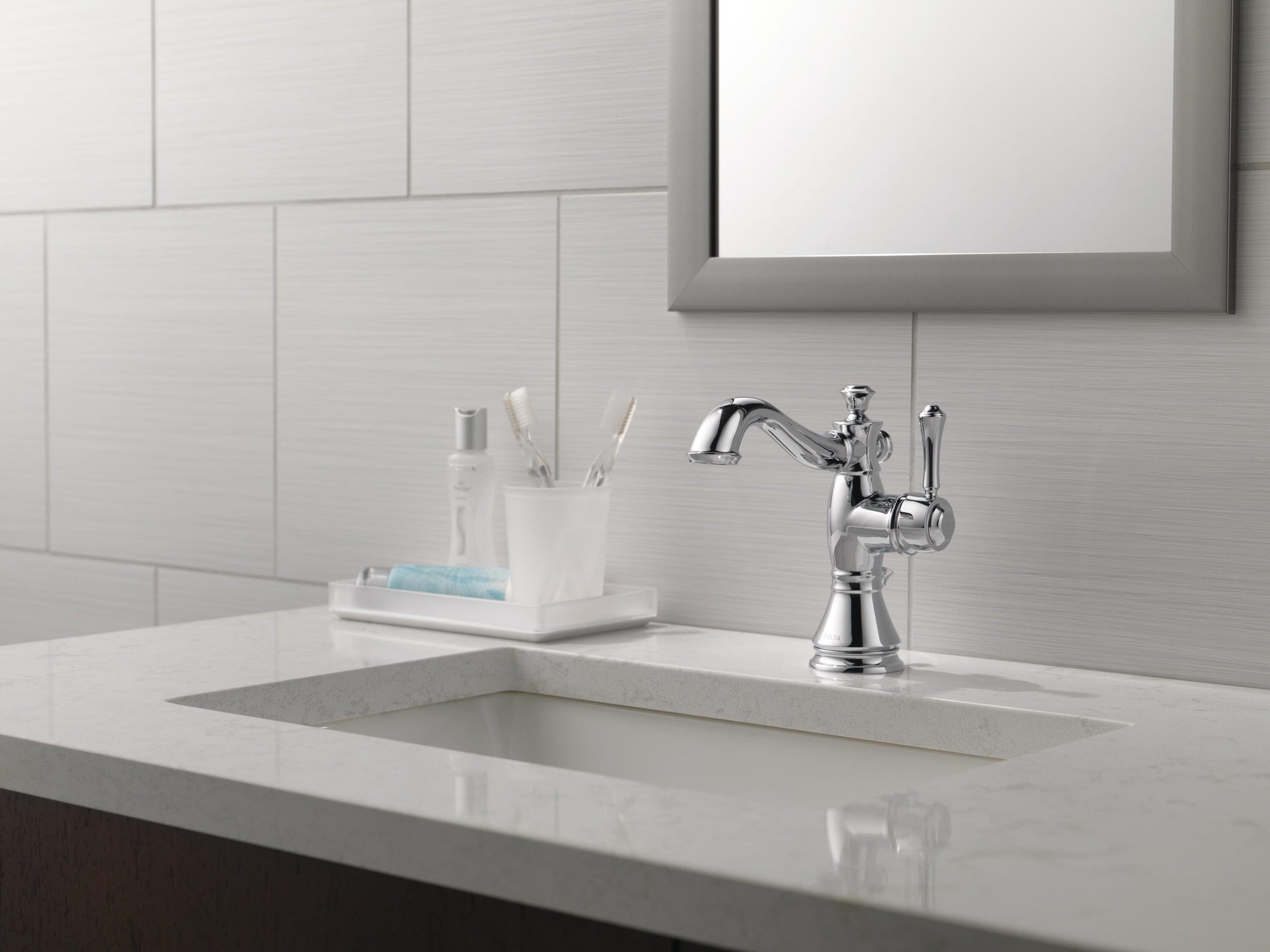 Delta Cassidy Single Handle Bathroom Faucet in Chrome, 597LF-MPU, MRSP: $456, FINAL PRICE: $ + TAX