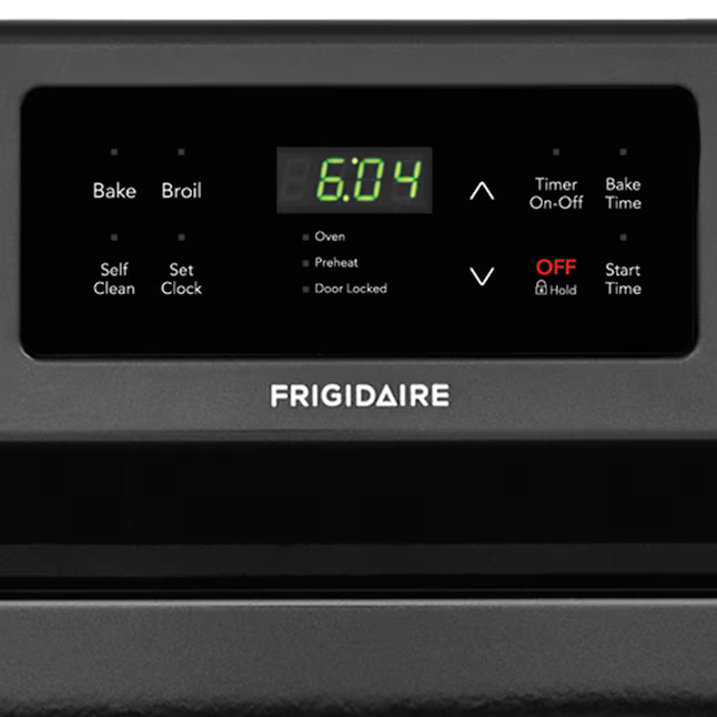 Frigidaire 30-in Glass Top 5 burners 5.3-cu ft Freestanding Electric Range in Black, FFEF3054TB *HD2510, Retail: $949.00, FINAL PRICE: $659.99 + TAX