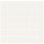 ** PER PCS ** 0Y25 Satinbrites Gloss Ice White Mosaic 2-in, 15 pcs, 30 sf, Clearanced: $2.99/pc, Loc: MT1-F