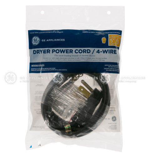 5ft GE 4-Prong Dryer Power Cord