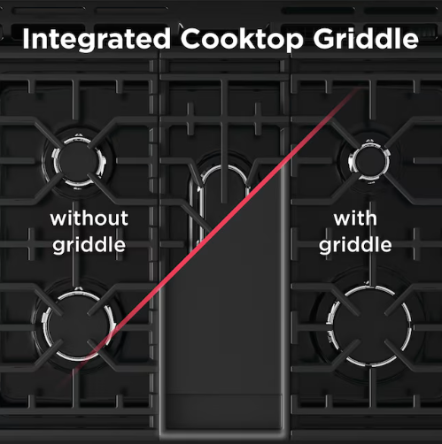 Frigidaire Gallery 30-in Glass Top 5 burners 6.2-cu ft Air Fry Convection Oven Slide-In Electric Range ( Fingerprint Resistant Stainless Steel )
