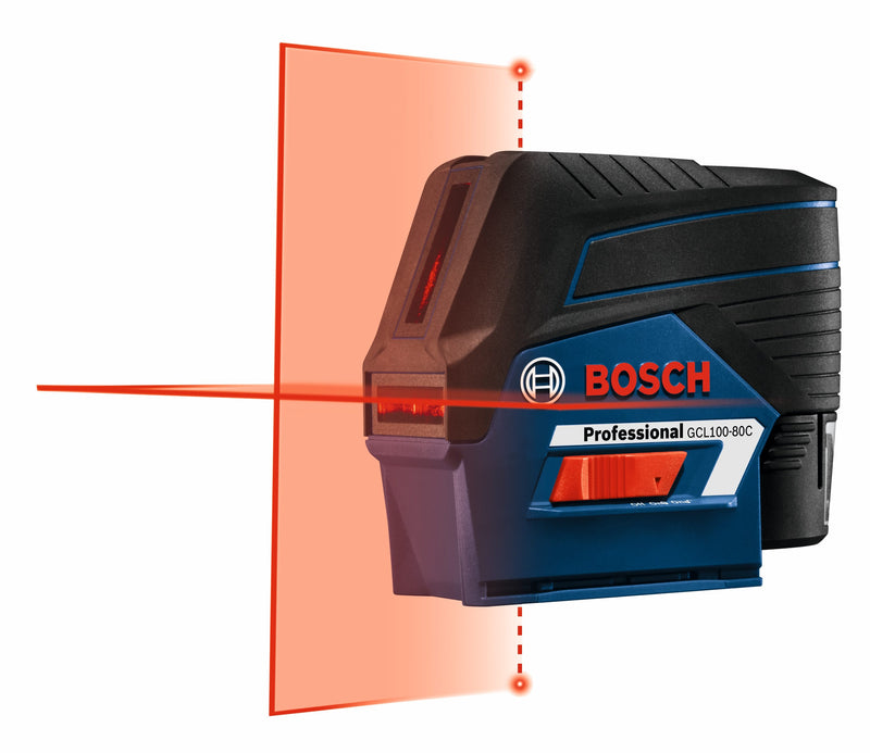 Bosch 100-ft Red Self-Leveling Cross-line Laser Level, GCL100-80C, FINAL PRICE: $179.99