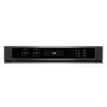 KitchenAid 30-in Single Electric Wall Oven Single-fan Self-cleaning (Black Stainless with Printshield Finish)