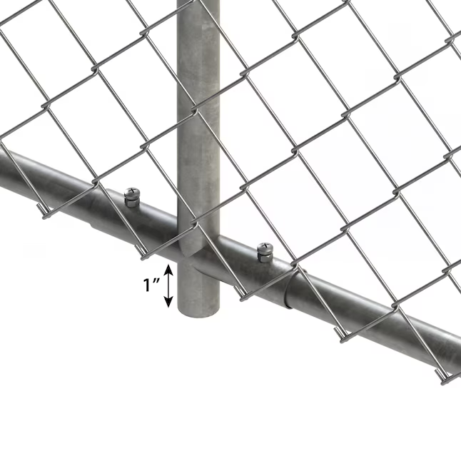 Pet Sentinel Chain Link Outdoor Unassembled Kennel for Any Pet Dog ( 10-ft L x 10-ft W x 6.0-ft H ), 830063  #476087 *JR2510, Retail: $389.00, FINAL PRICE: $199.99 + TAX