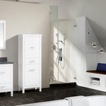 Riley 31 in. Vanity Combo in White with Gray Quartz Top, CLEARANCE PRICE: $499.99 + TAX