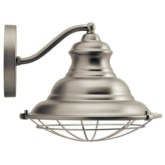 Kichler Clarkson 10-in W 1-Light Brushed Nickel Rustic Wall Sconce Item, 0808071, CLEARANCE PRICE: $14.99 + TAX