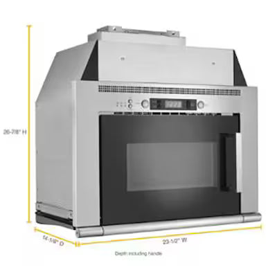 Whirlpool 0.7 CU Over-the-Range Microwave in Stainless Steel, UMH50008HS, MSRP: $689, FINAL PRICE: $399.99 + TAX