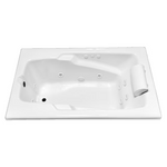 Laurel Mountain Mercer II Deluxe 36-in x 60-in White Acrylic Rectangle Drop-in Whirlpool Tub (Reversible Drain), ZL3660MW, MSRP: $1,686.14, Final Price: $1,199.99 + Tax