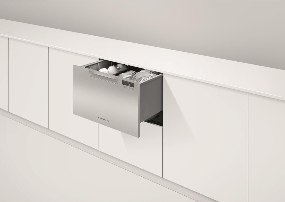 Fisher & Paykel 24-in Front Control (Stainless Steel) 45-Decibel Very Quiet Sound Level
