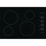 Frigidaire 30-in 4 burners Smooth Surface Black Electric Cooktop, FFEC3025UB *JR2512, Retail: $899.00, FINAL PRICE: $399.99 + TAX