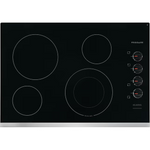 Frigidaire 30-in 4 burners Smooth Surface (Radiant) Stainless Steel Electric Cooktop, FFEC3025US/C *JR2508, Retail: $949.00, FINAL PRICE: $449.99 + TAX