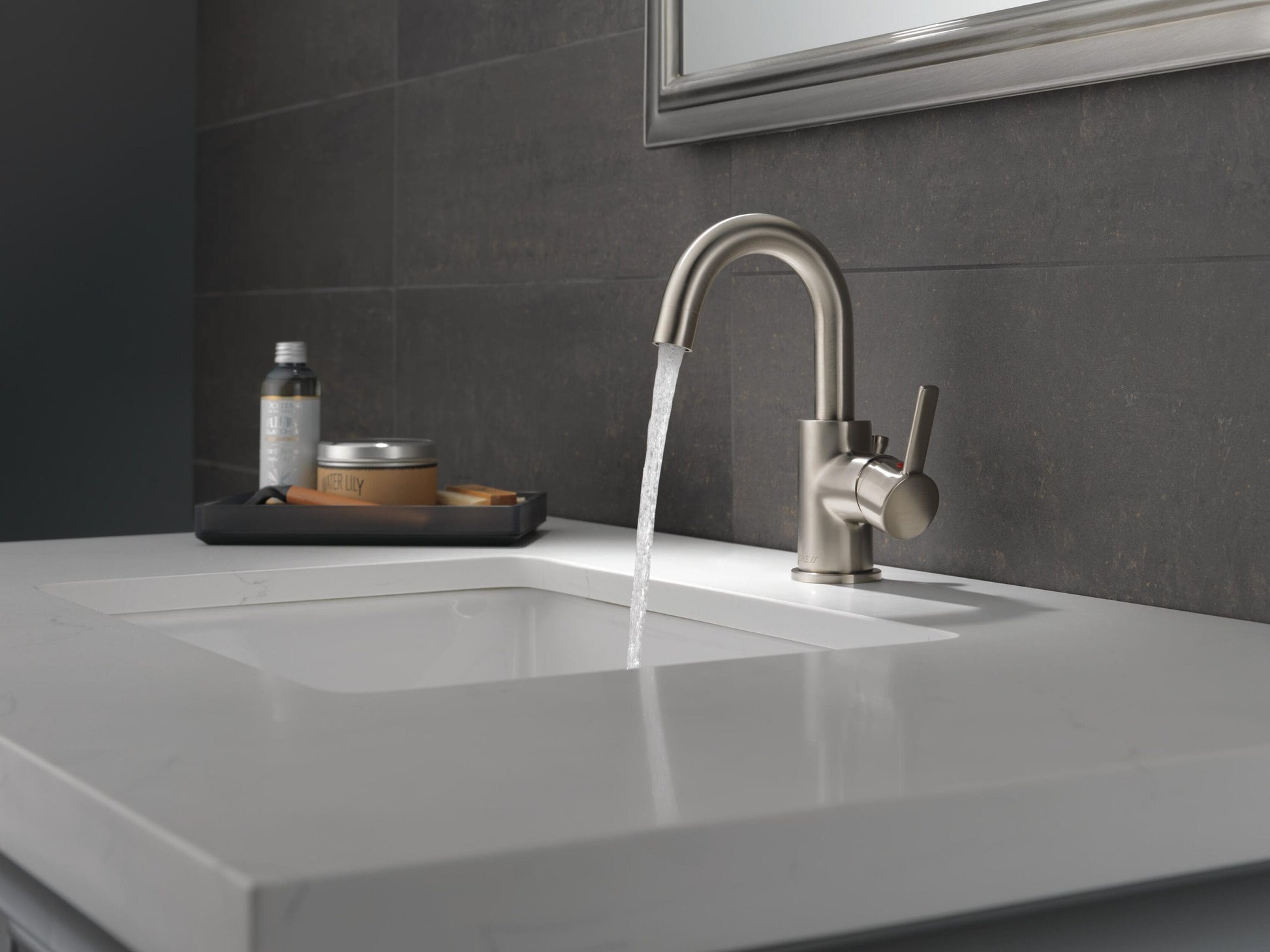 Peerless PRECEPT Single Handle Centerset Bathroom Faucet in Brushed Nickel, P191102LF-BN, MRSP: $357, FINAL PRICE: $ + TAX