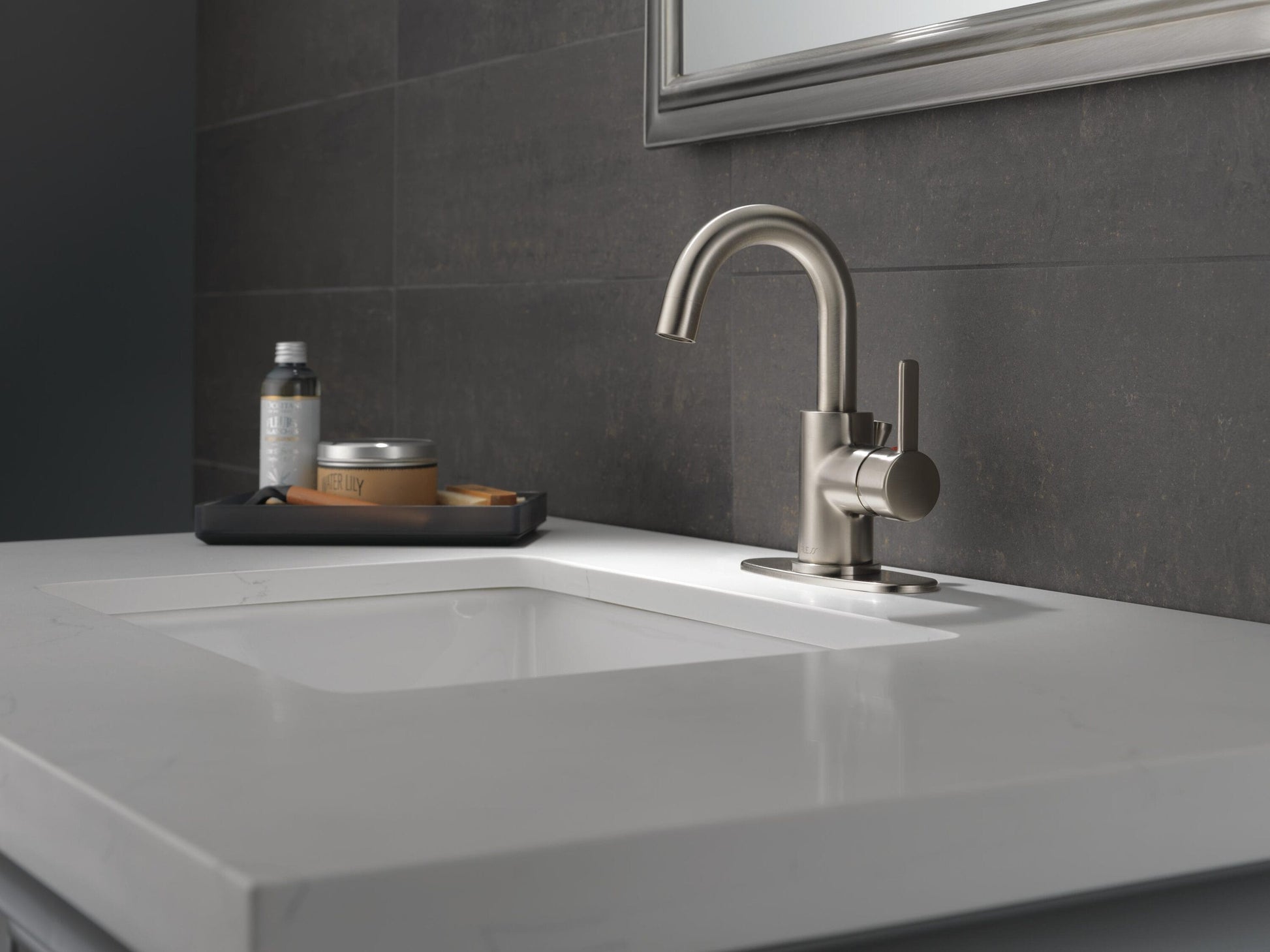 Peerless PRECEPT Single Handle Centerset Bathroom Faucet in Brushed Nickel, P191102LF-BN, MRSP: $357, FINAL PRICE: $ + TAX