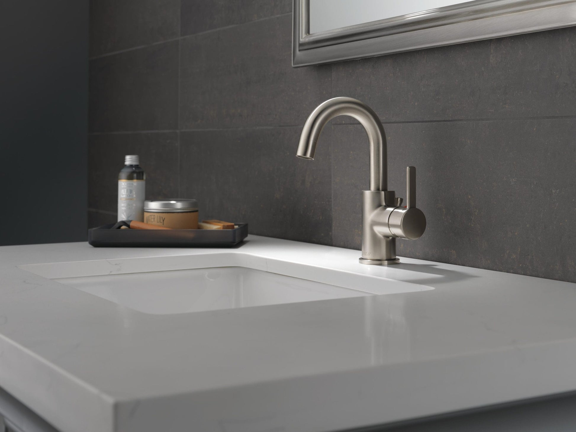 Peerless PRECEPT Single Handle Centerset Bathroom Faucet in Brushed Nickel, P191102LF-BN, MRSP: $357, FINAL PRICE: $ + TAX