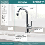 Peerless Westchester Single-Handle Kitchen Faucet in Chrome