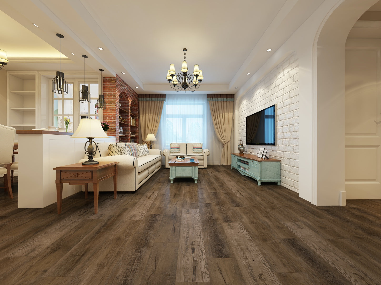Tribute 7x48 Luxury Vinyl Plank Flooring, ** ON SPECIAL ORDER **, USA3006 - Glory Collection, 5mm, 20mil, 49 lbs, 28.40 sqft, 12pcs, Final: $1.99/sqft