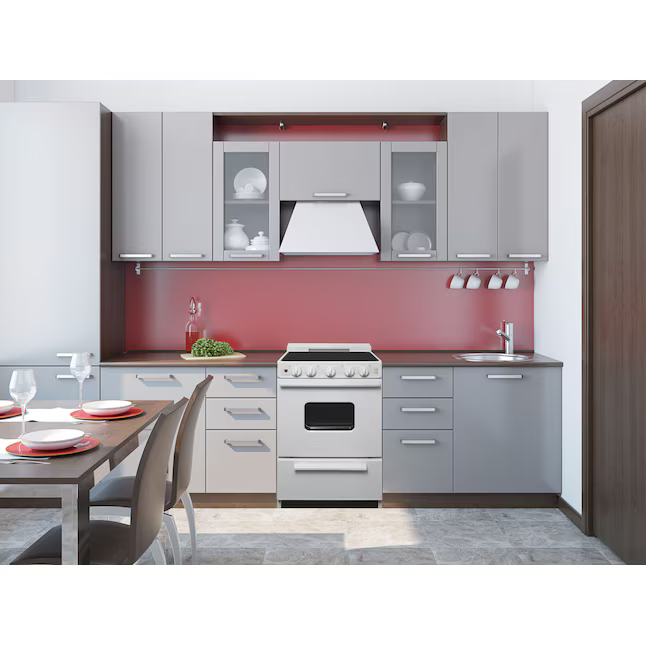 Premier 20-in Glass Top 4 burners 2.4-cu ft Freestanding Electric Range with WipeClean Coating (White on White), EAS2X0OP/01 *JR2506, Retail: $955.00, FINAL PRICE: $599.99 + TAX