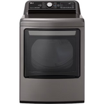 LG TurboSteam Smart Wi-Fi Enabled 7.3-cu ft Steam Cycle Electric Dryer (Graphite Steel) ENERGY STAR, DLEX7800VE *JR2201, CLEARANCED