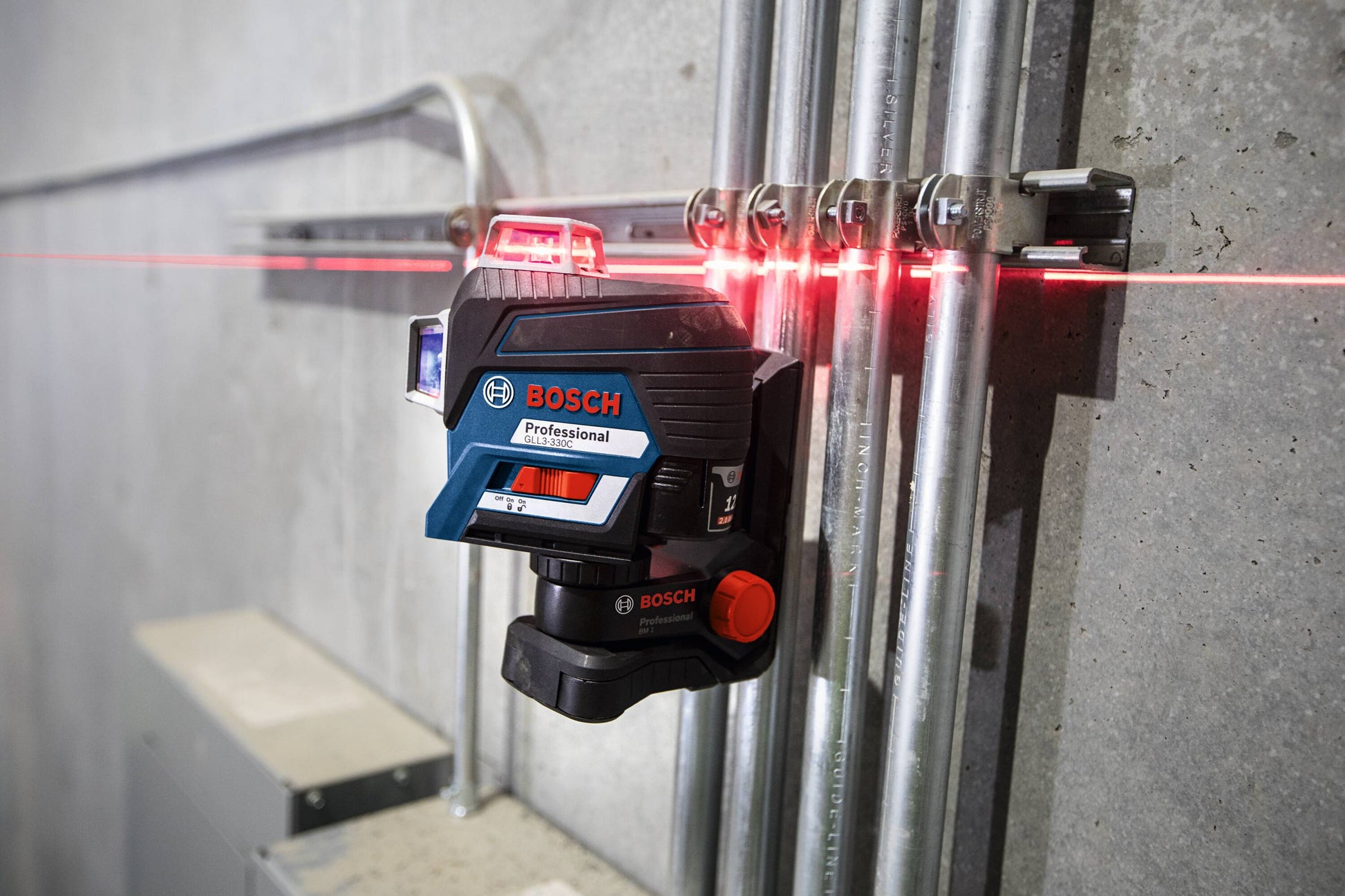 Bosch 330.0-ft Red 360-Degree Self-Leveling 3-plane Laser Level, GLL3-330C, FINAL PRICE: $299.99